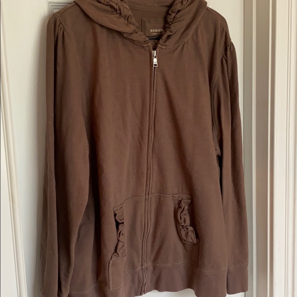 Ladies Sonoma Brown Jacket 1X NWOT